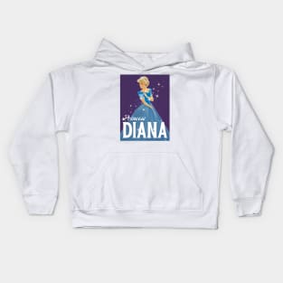 Diana - Fairy Tale Princess II - Princess Diana Kids Hoodie